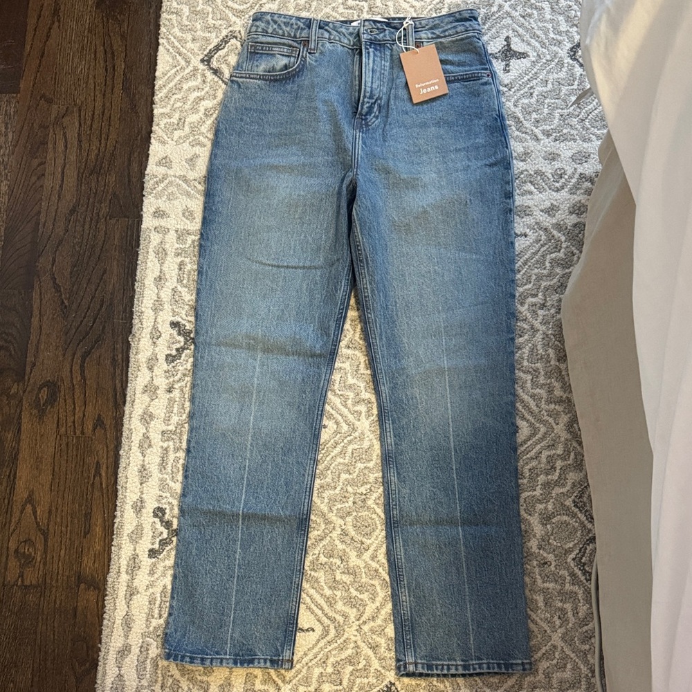 Reformation Liza Ultra High Rise Straight Jeans